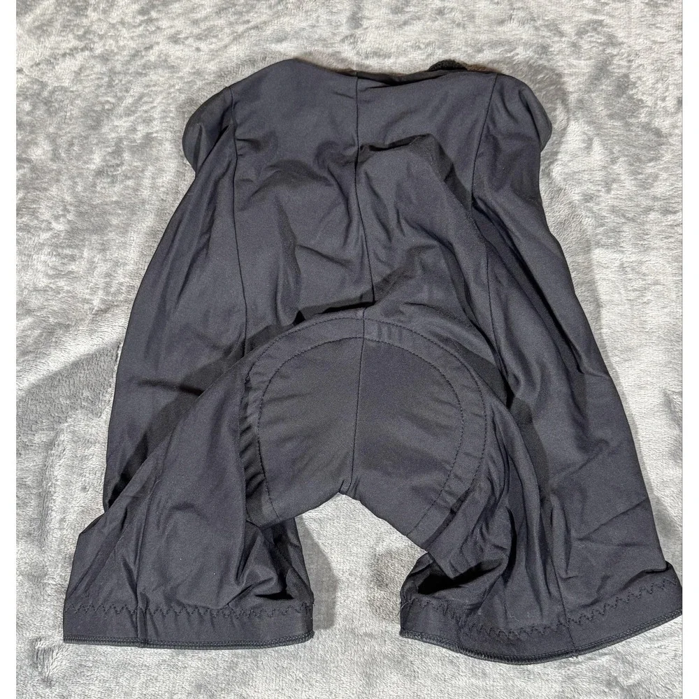 Vintage REI Shorts Mens Small Black Cycling Padded Bike 80s Nylon Lycra USA